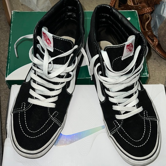Vans Shoes - Black high top vans